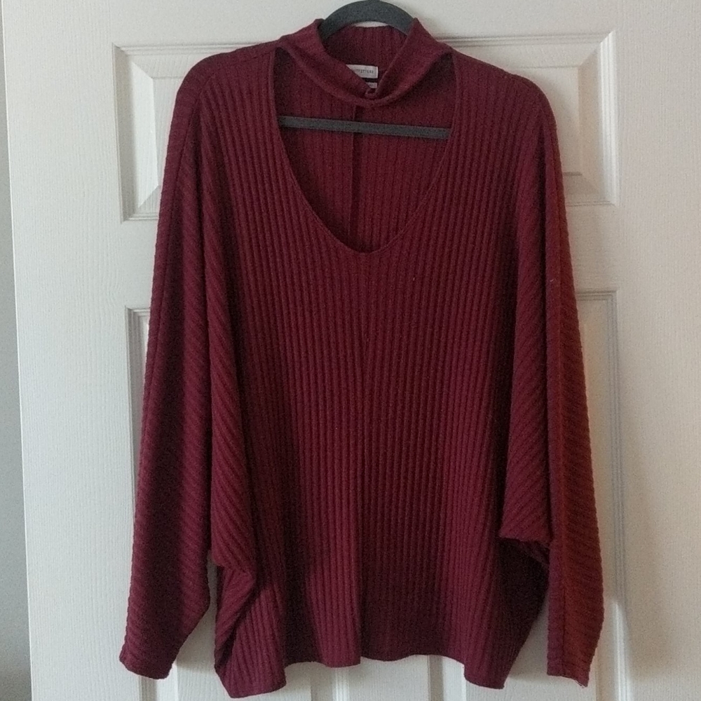 Urban Outfitters Light Sweater w/ Choker! - Picture 3 of 7